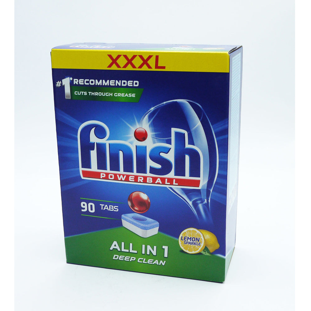 Finish Dishwasher Tablets All In 1 Powerball XXXL Lemon Finish Dishwasher Tablets All In 1 Powerball XXXL Lemon